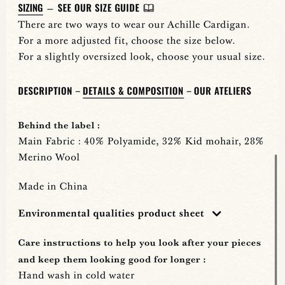 Sezane Achille Cardigan - Picture 8 of 8